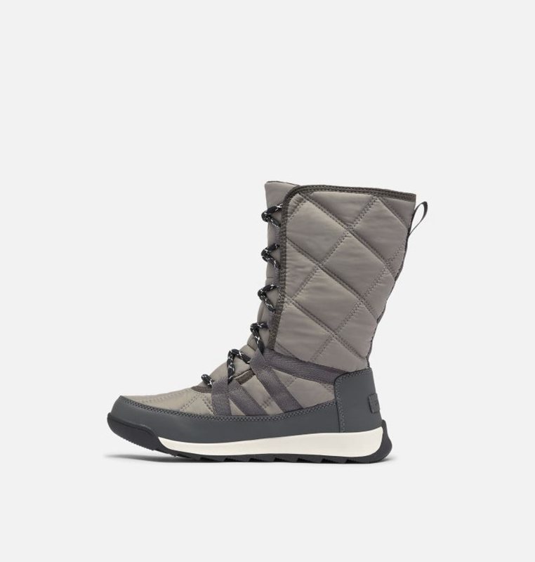 Womens Snow Boots Grey - Sorel Whitney™ II Tall Lace Low - 830-XOUIAE